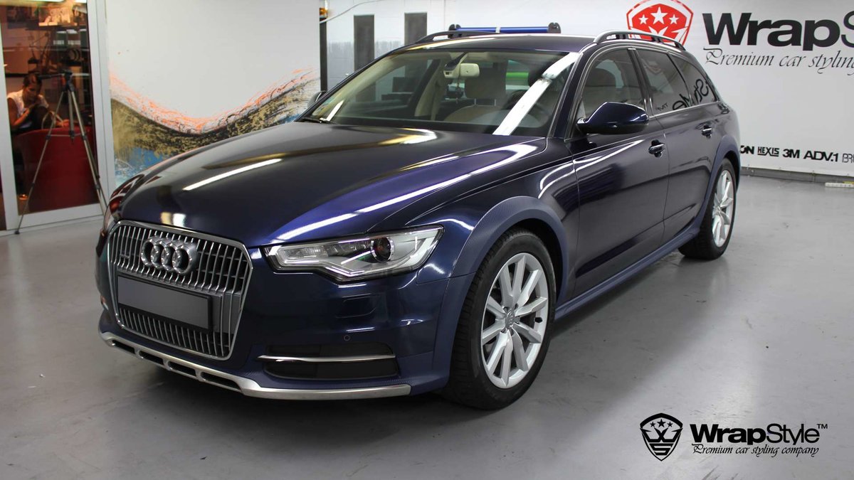 Audi A6 - Midnight Blue Gloss wrap - cover