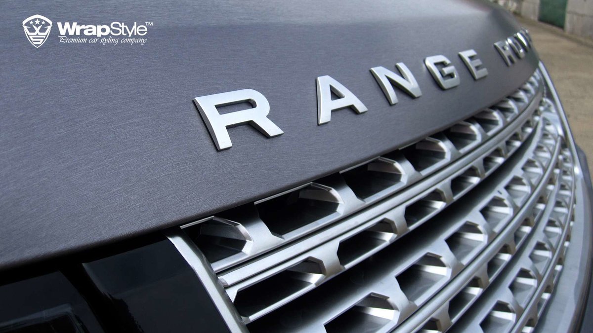 Range Rover Vogue - Grey Brushed wrap - cover