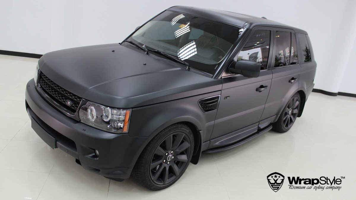 Range Rover Sport - Black Matt wrap - cover