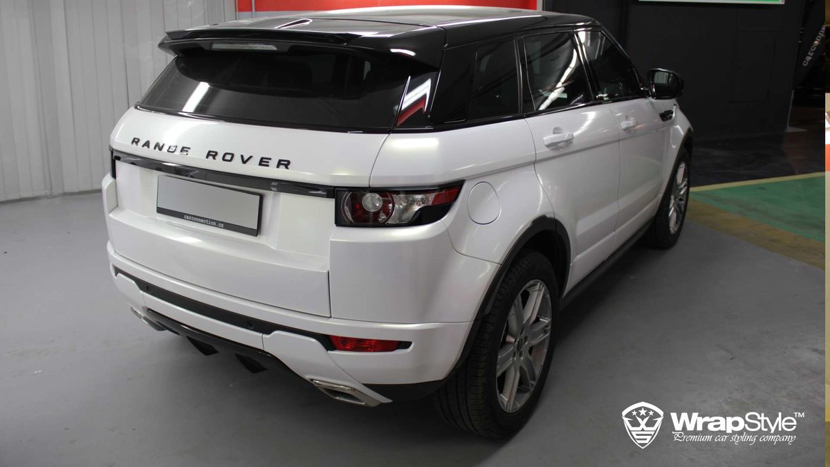 Range Rover Evoque - White Two-Tone wrap - cover
