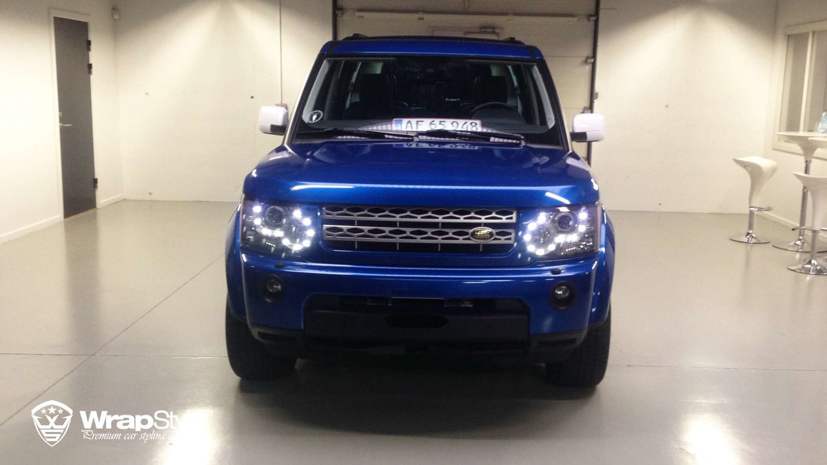 Range Rover - Blue Metallic wrap - cover