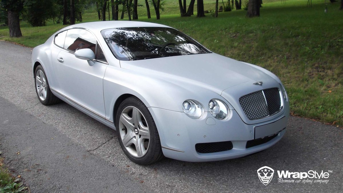 Bentley Continental - Brushed Aluminium wrap - cover