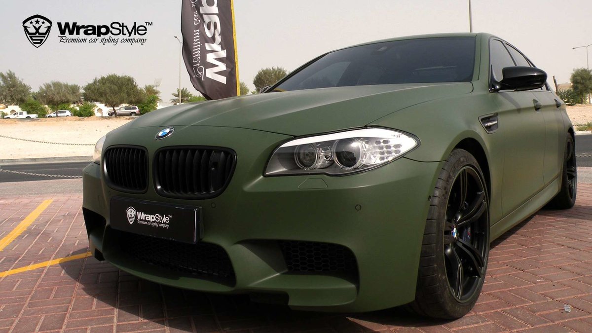 BMW M5 - Millitary Matt wrap - cover