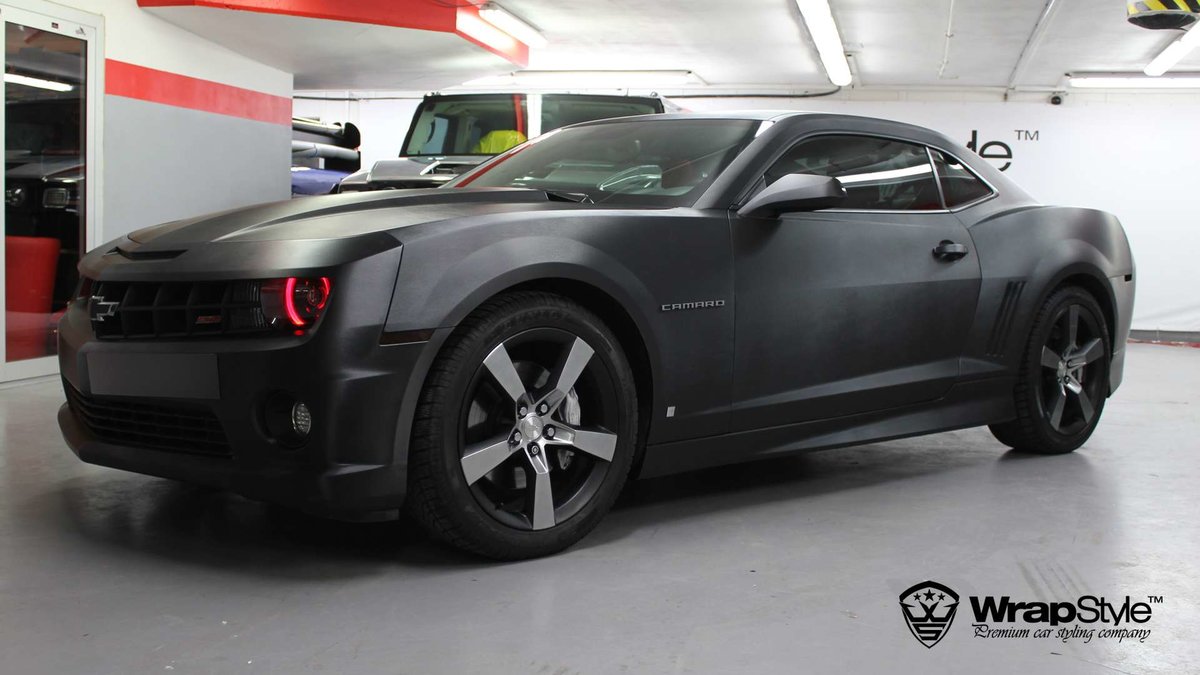 Chevrolet Camaro - Black Stealth wrap - cover