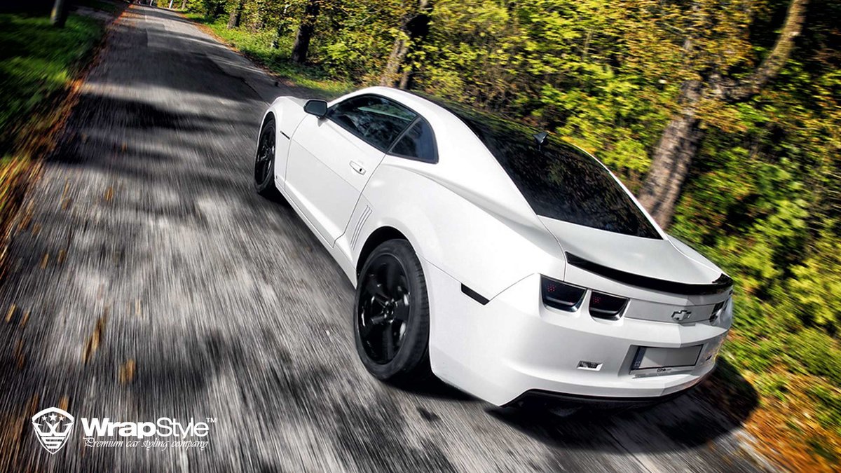 Chevrolet Camaro - White Gloss wrap - cover