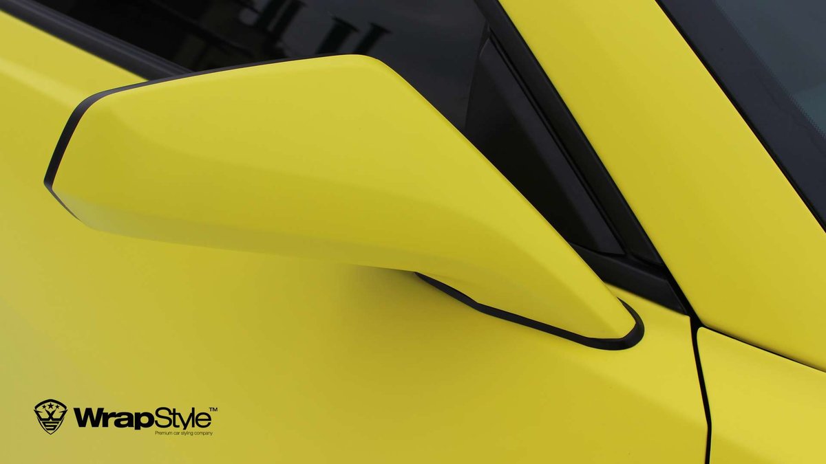 Chevrolet Camaro - Yellow Matt wrap - cover