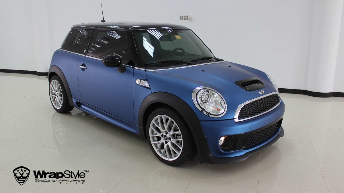 Mini Cooper - Ocean Blue wrap - cover