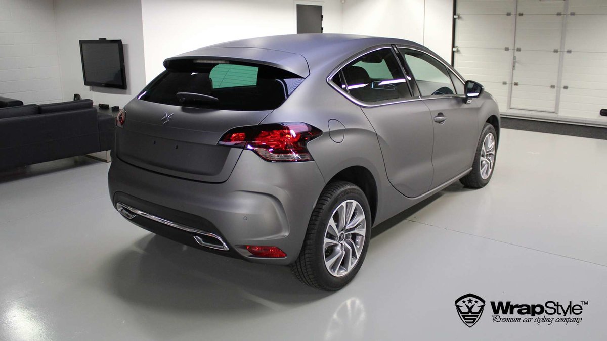 Citroen DS4 - Grey Matt wrap - cover