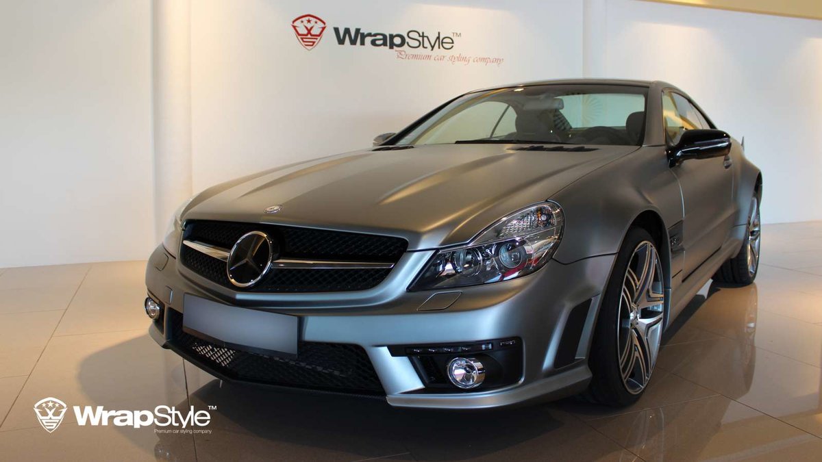 Mercedes SL - Frozen Gray Matt wrap - cover