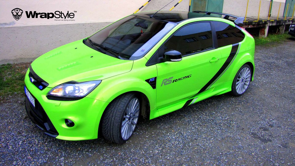 Ford Focus - Toxic Green wrap - cover