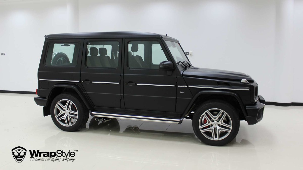 Mercedes G - Black Matt wrap - cover