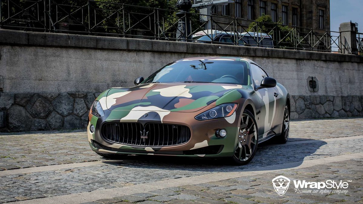 Maserati GranTurismo - Camouflage design - cover