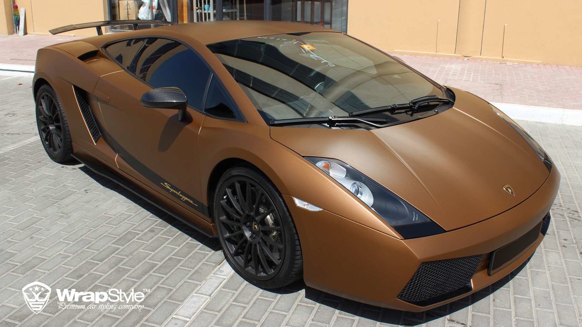 Lamborghini Superleggera - Brown Matt wrap - cover