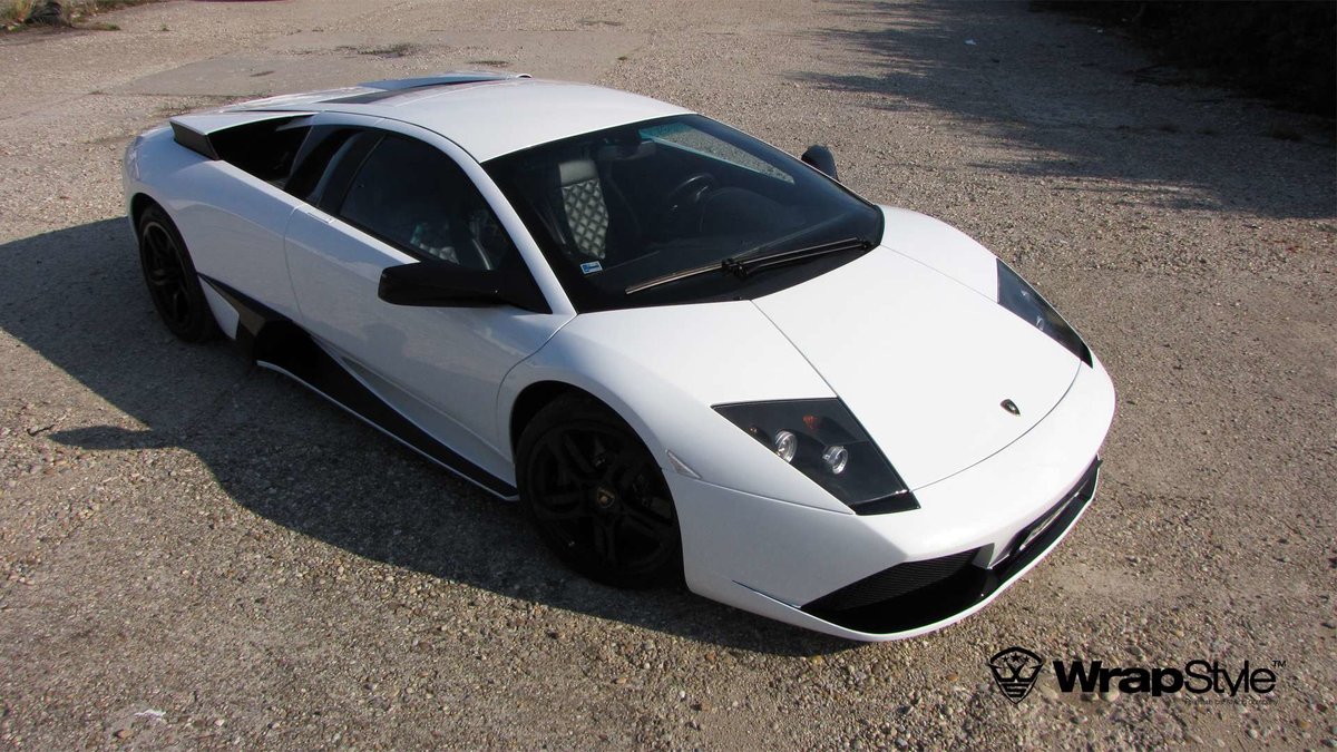 Lamborghini Murcielago - White Gloss wrap - cover