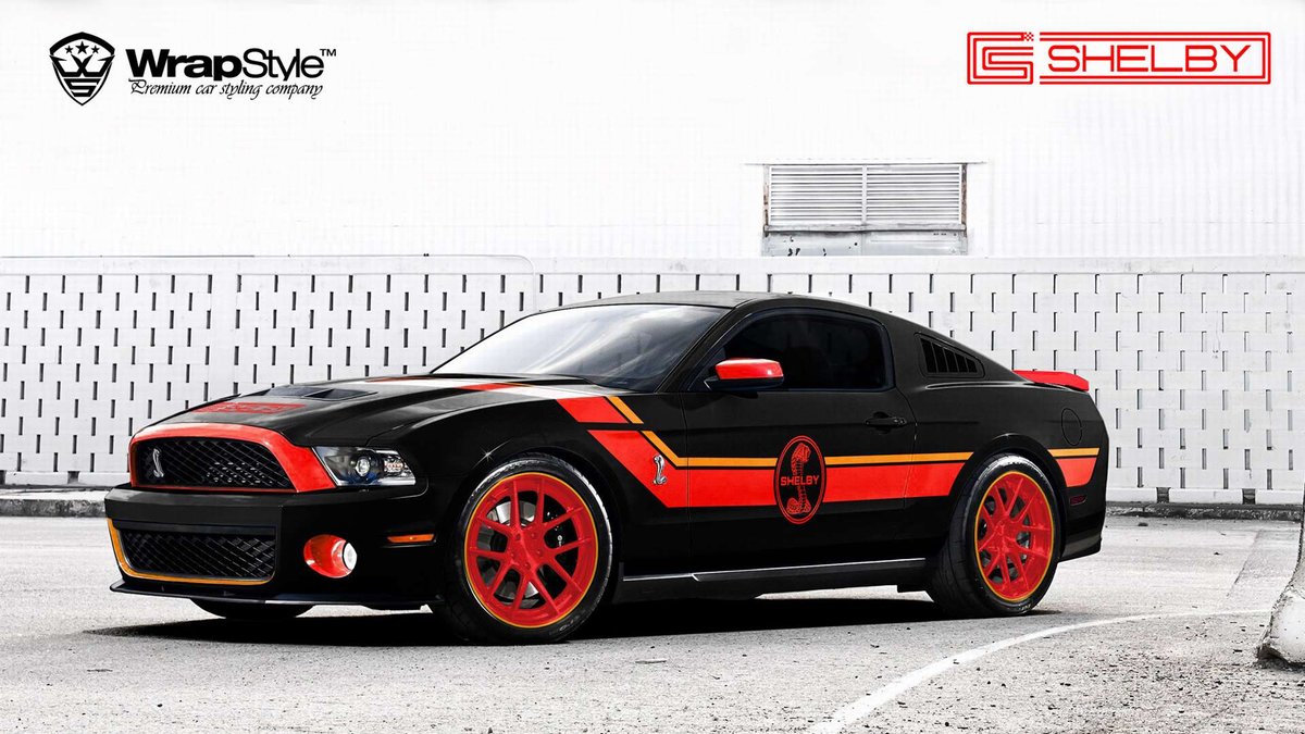 Ford Mustang Shelby - Stripe design - cover