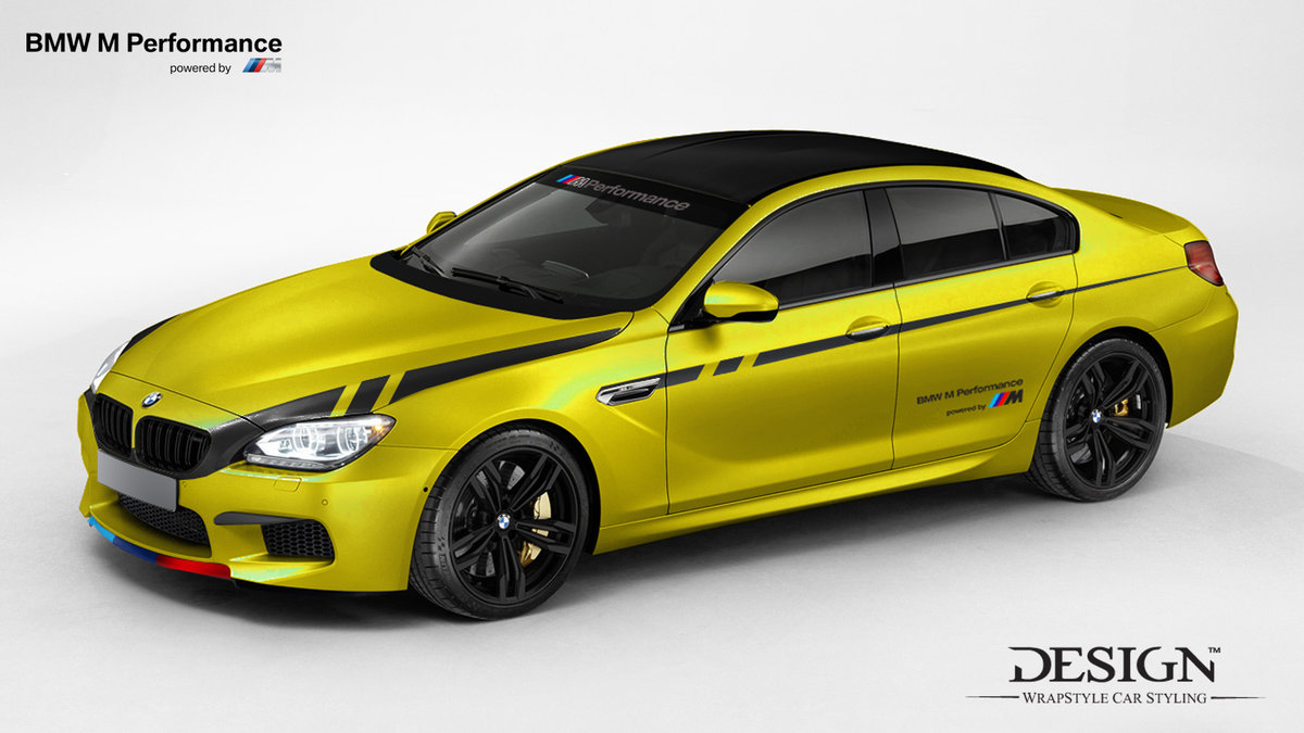 BMW M6 - Stripes design - cover