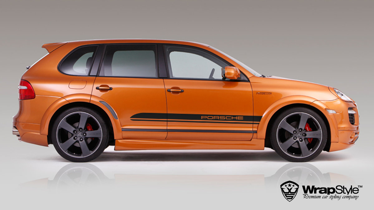 Porsche Cayenne - Stripe design - cover