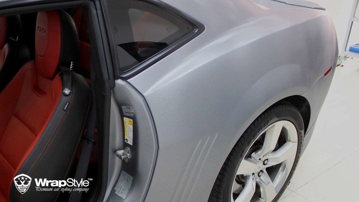 Chevrolet Camaro - Brushed Aluminium wrap - cover