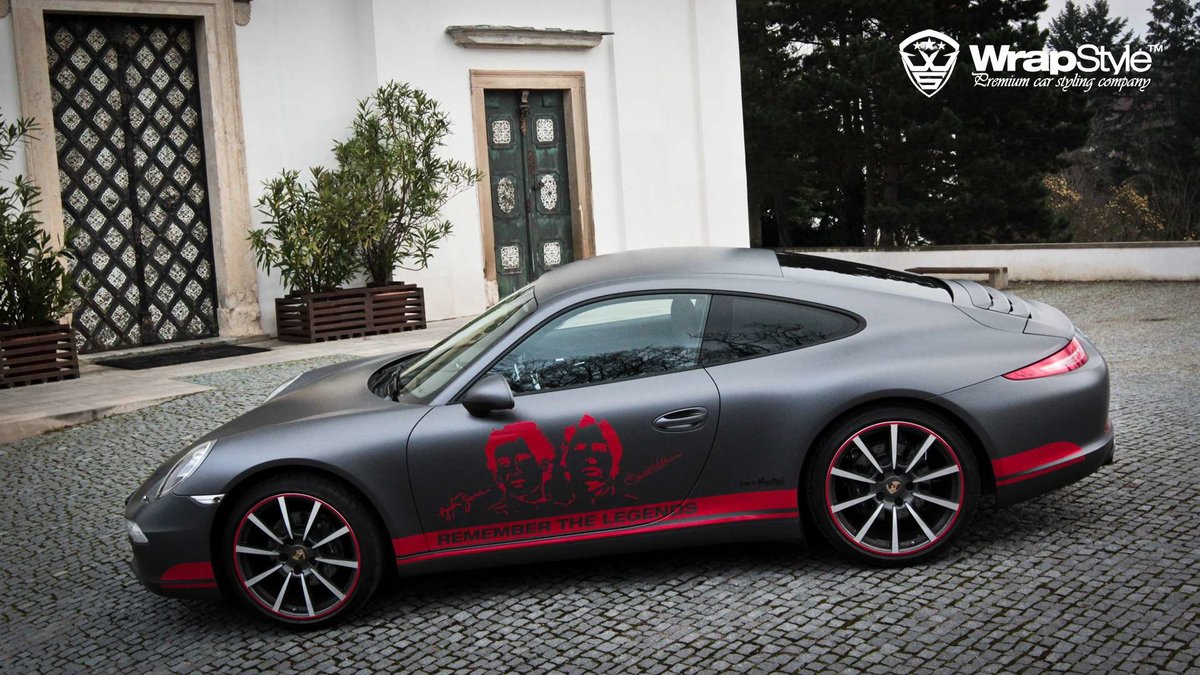 Porsche 911 - Remember The Legends design - cover
