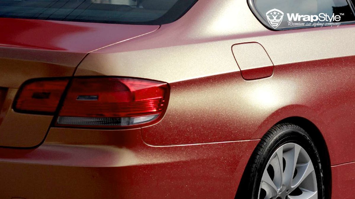 BMW 3 Coupe - Phoenix Red Pearl wrap - cover