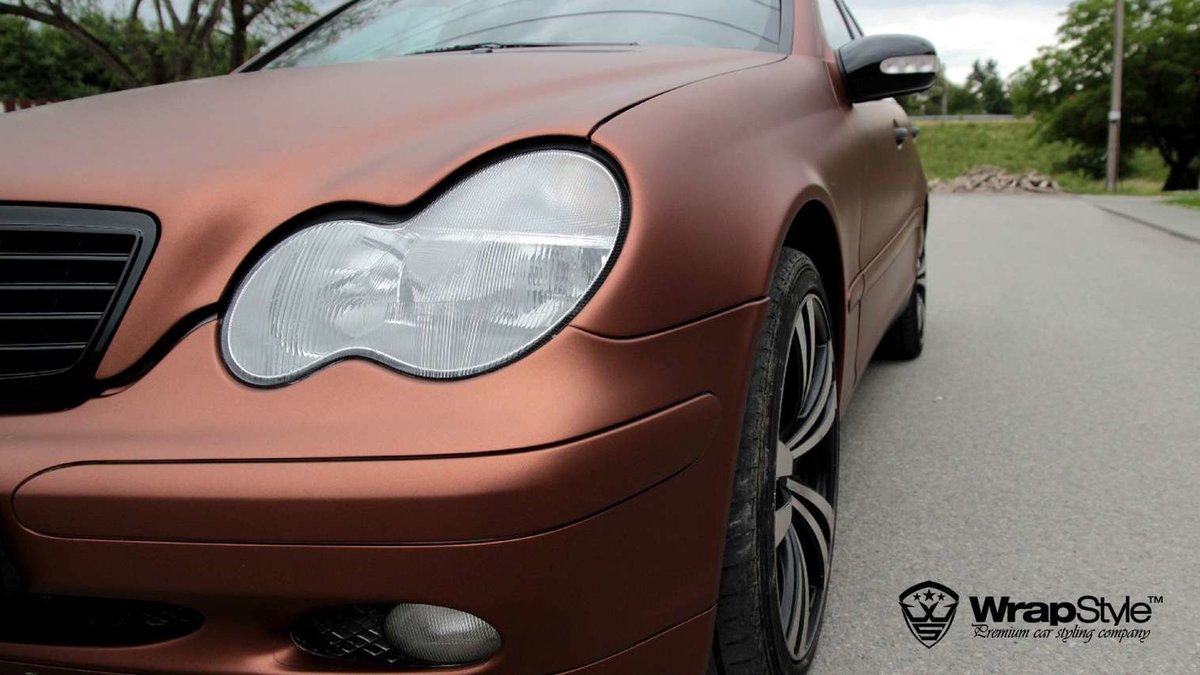 Mercedes C - Aztek Bronze Matt wrap - cover
