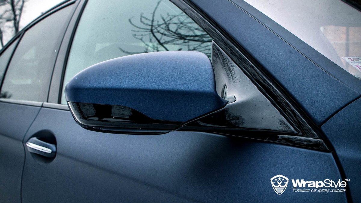 BMW M5 - Mariana Blue Matt wrap - cover