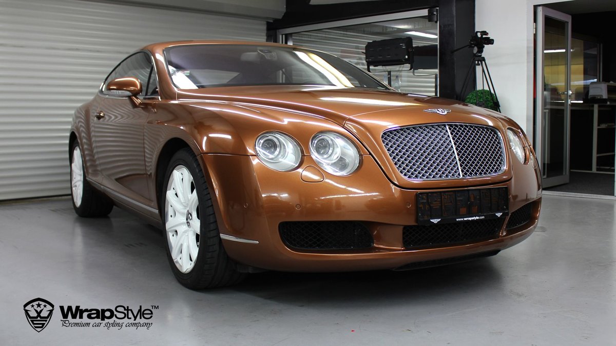Bentley Continental - Bronze Metallic wrap - cover