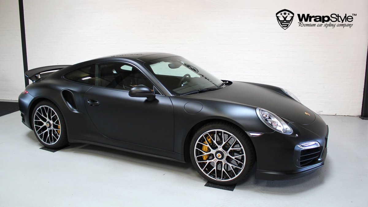 Porsche 911 - Black Matt wrap - cover