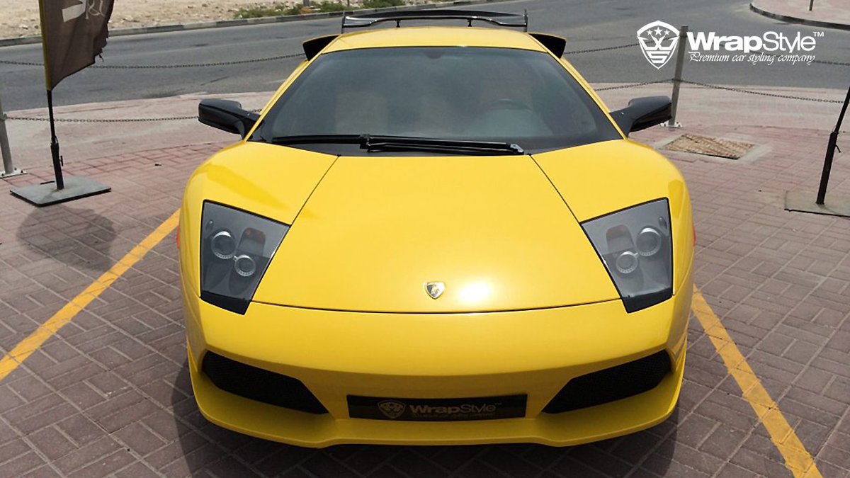 Lamborghini Murcielago - Yellow Gloss wrap - cover
