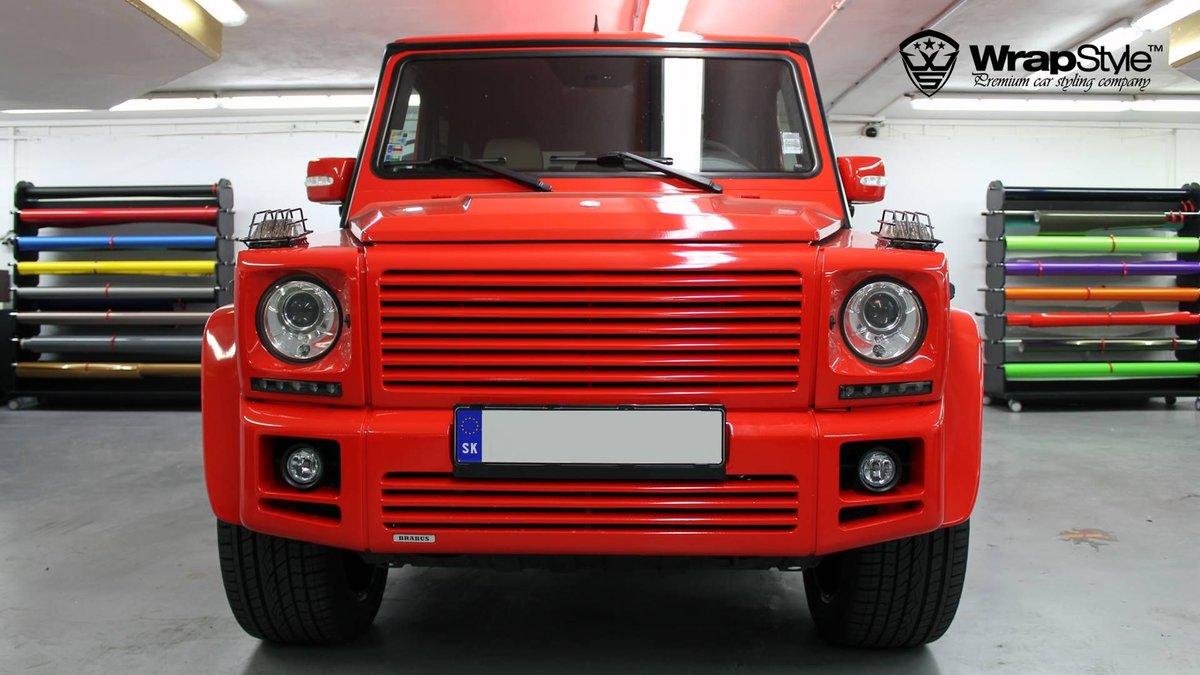 Mercedes G - Red Gloss wrap - cover