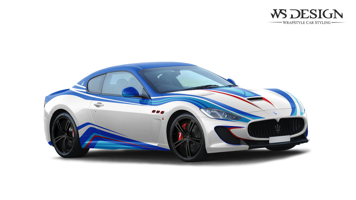 Maserati GranTurismo - Stripes design - cover