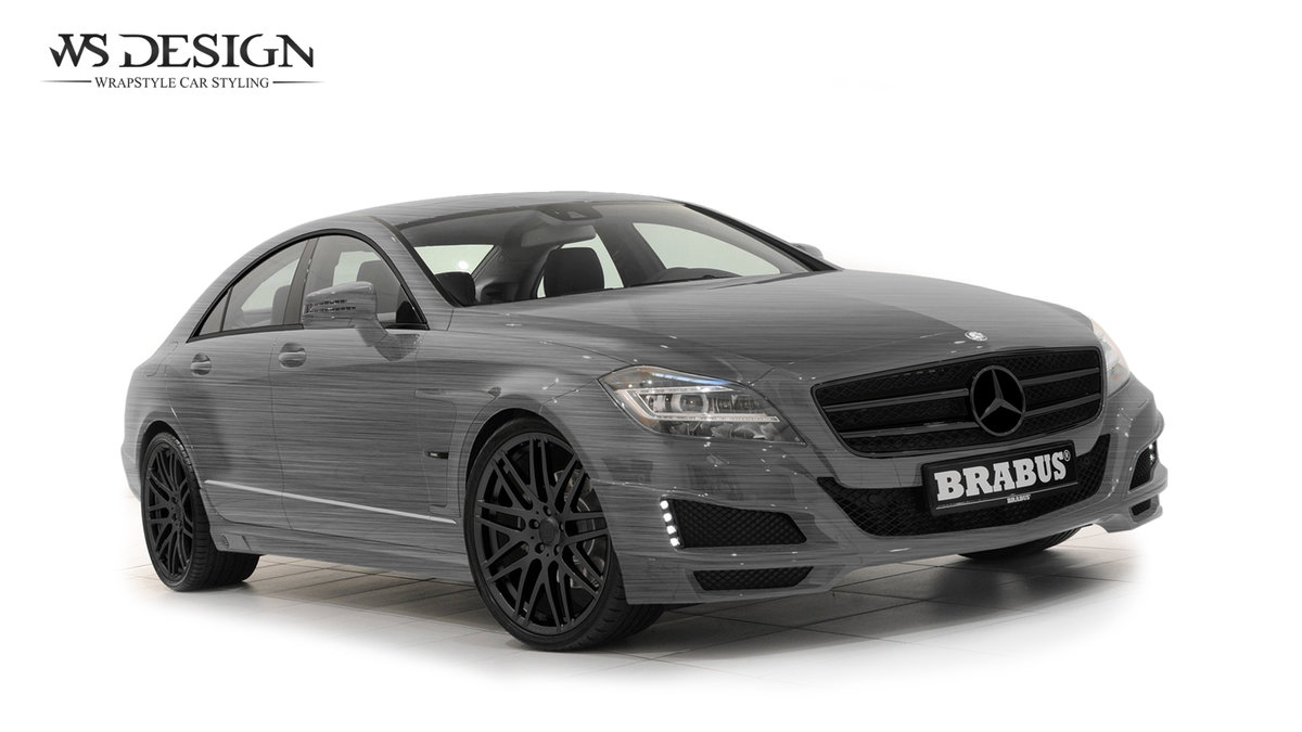 Mercedes C - Brushed Grey design - cover