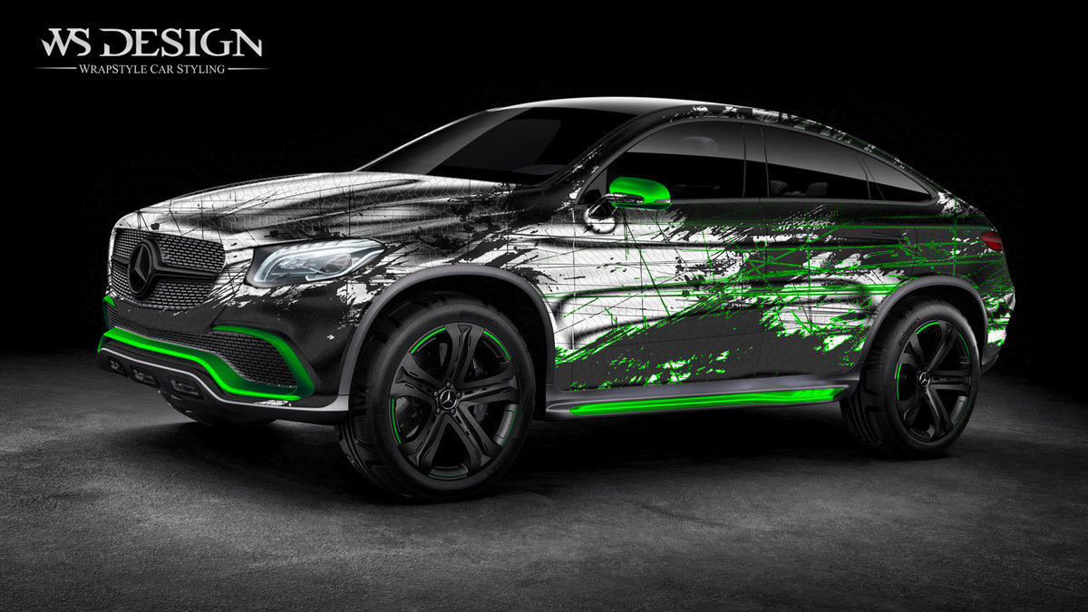 Mercedes GLE Coupe - Strokes design - cover