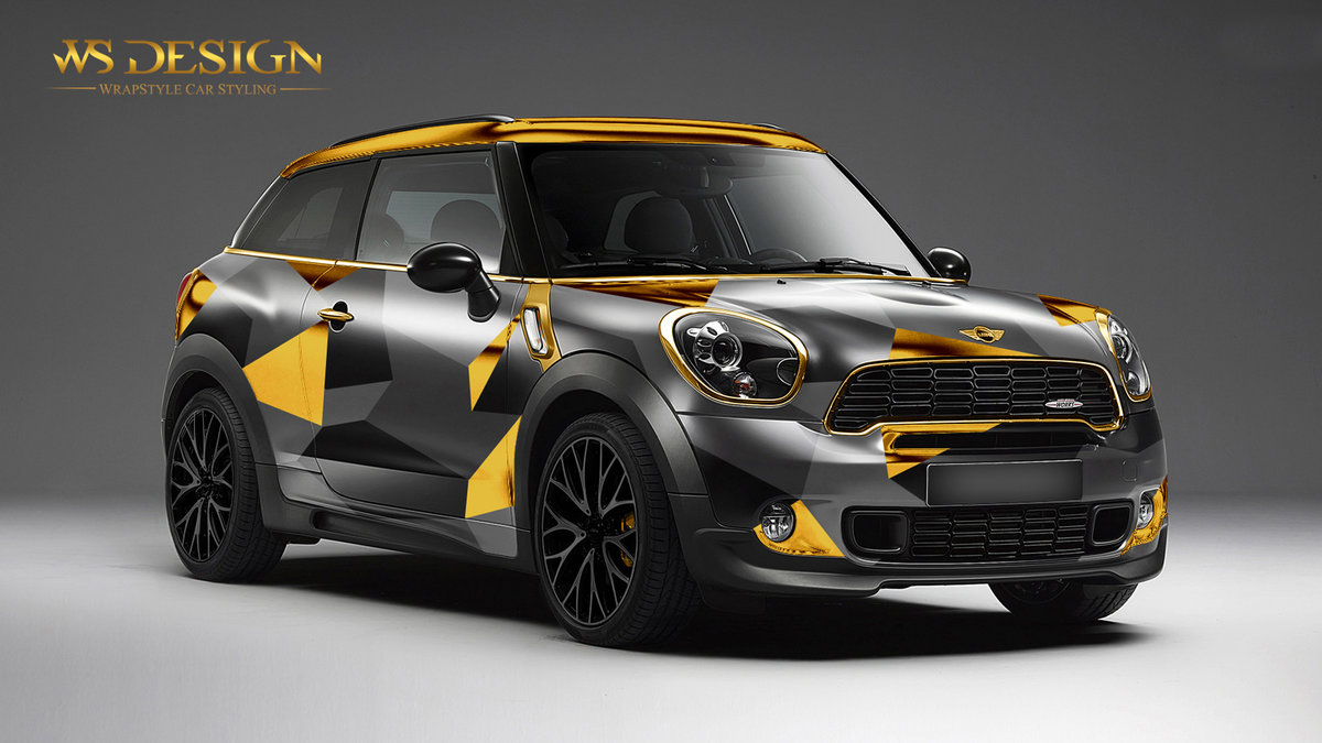 Mini Cooper - Camo design - cover