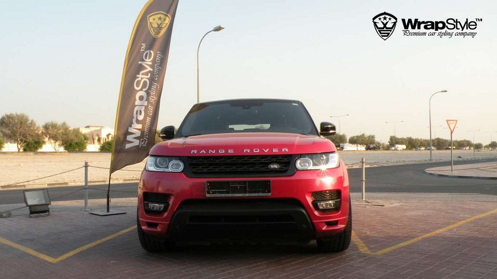 Range Rover Sport - Red Pearlescent wrap - cover