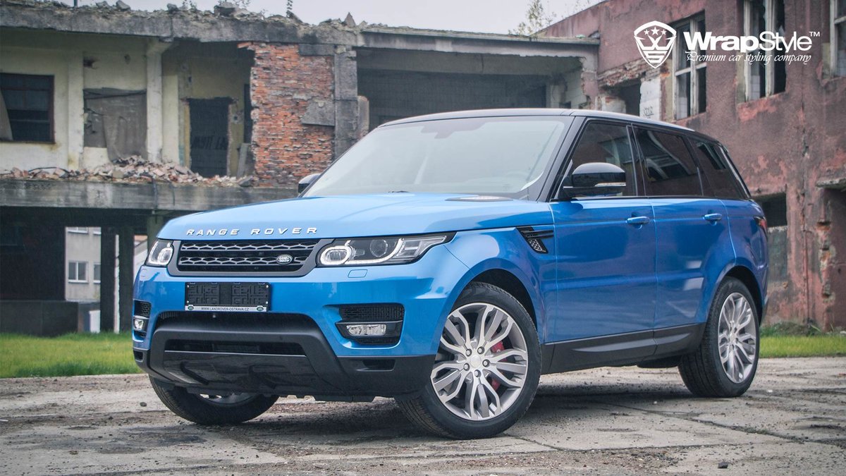 Range Rover Sport - Sky Blue wrap - cover