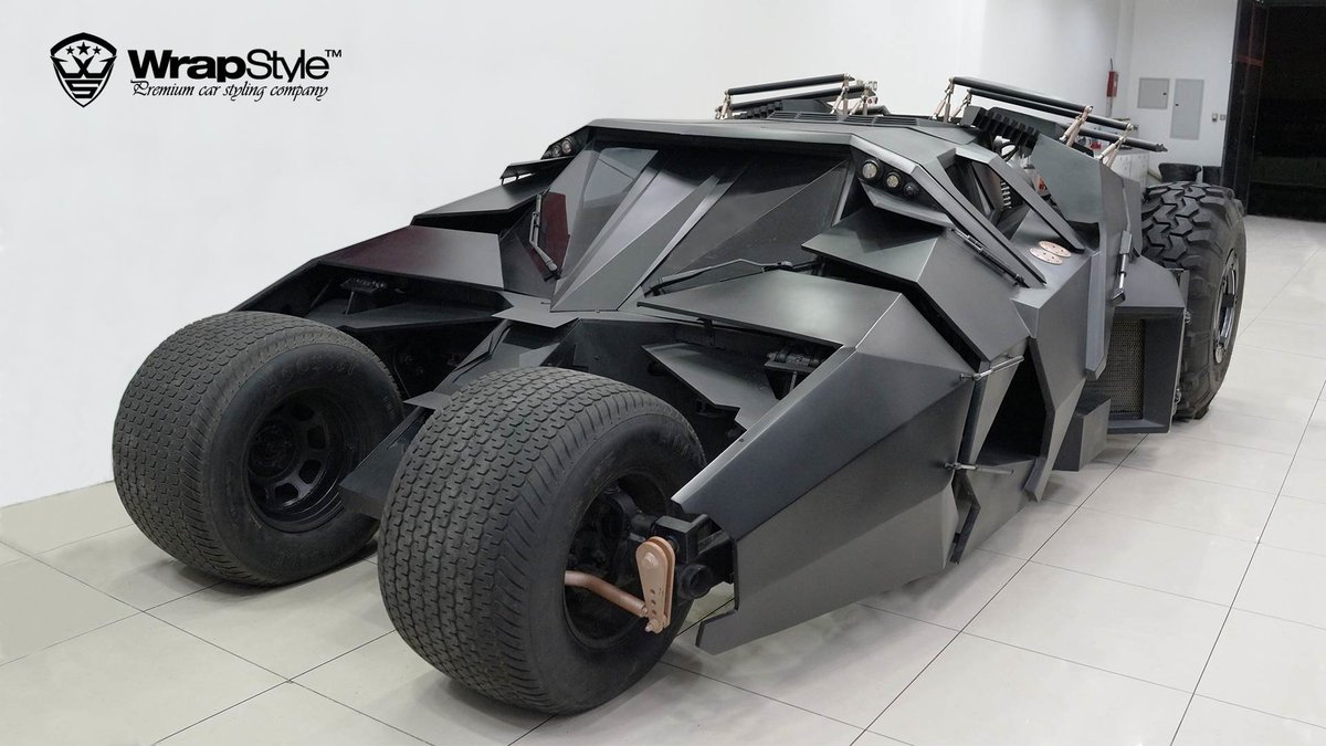 Batman Vehicle - Black Matt wrap - cover
