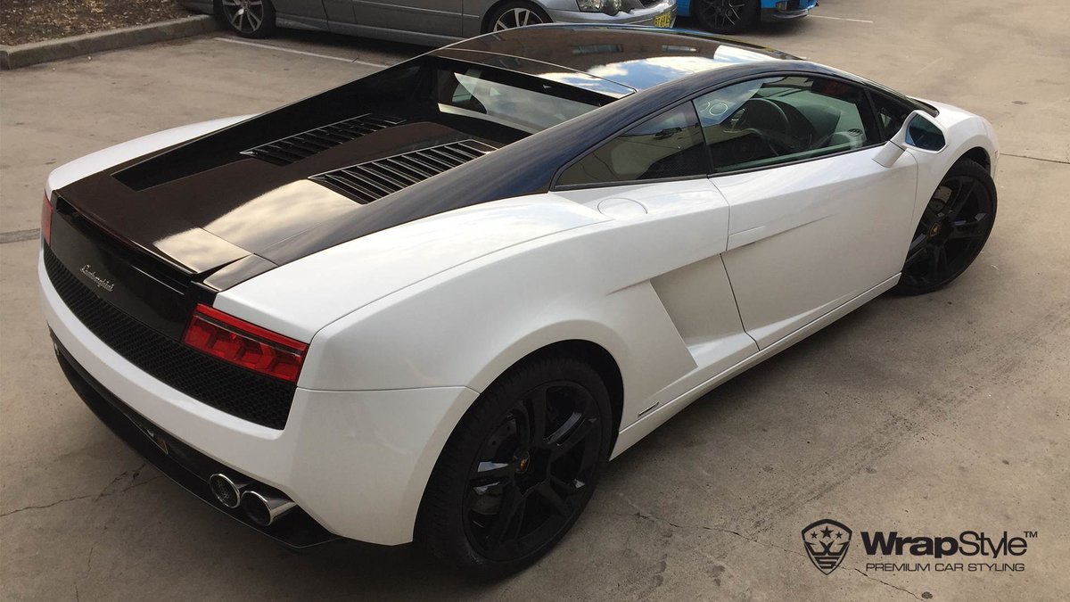 Lamborghini Gallardo - White Gloss wrap - cover