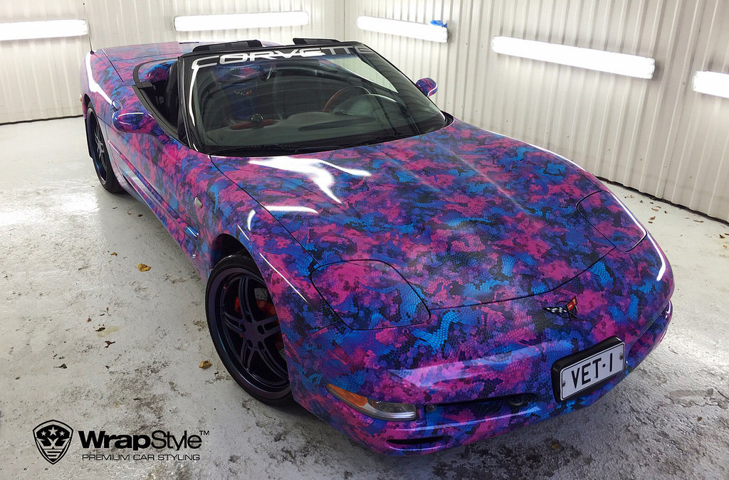 Chevrolet Corvette - Purple Reptile design - cover