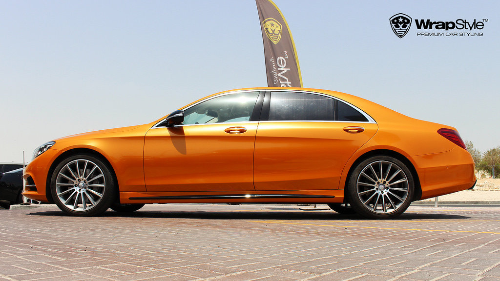 Mercedes-Benz - Orange Gloss wrap - cover