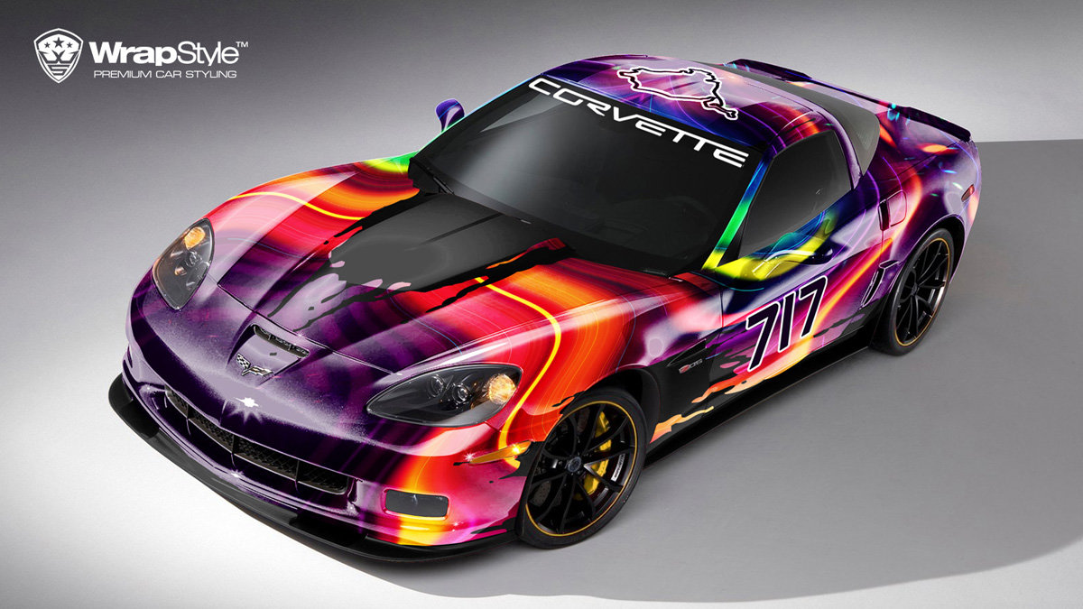 Chevrolet Corvette - Rainbow design - cover