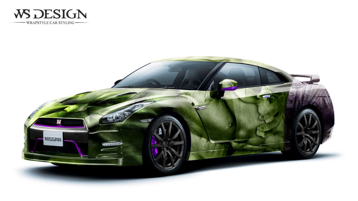 Nissan GTR - Hulk design - cover
