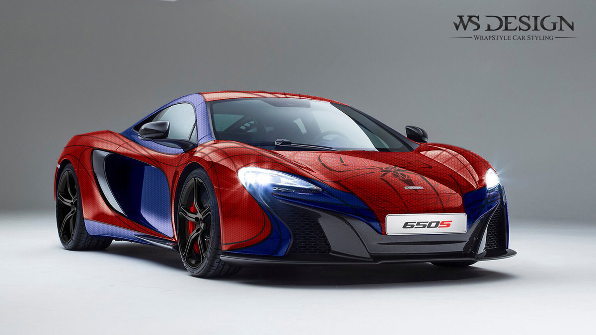 McLaren 650 - Spider Man design - cover