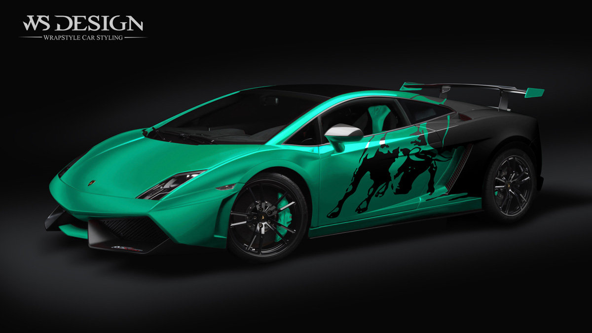 Lamborghini Aventador - Bull design - cover