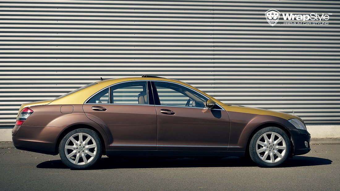 Mercedes S - Two-tone wrap - cover
