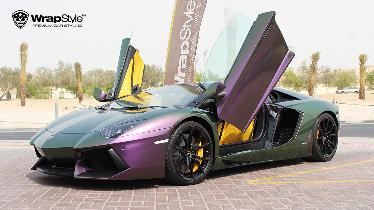 Lamborghini Aventador - Variochrome wrap - cover