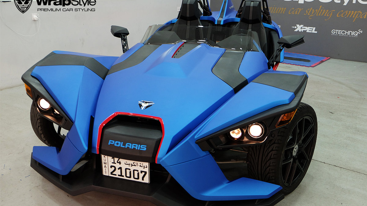 Polaris - Blue Aluminium wrap - cover