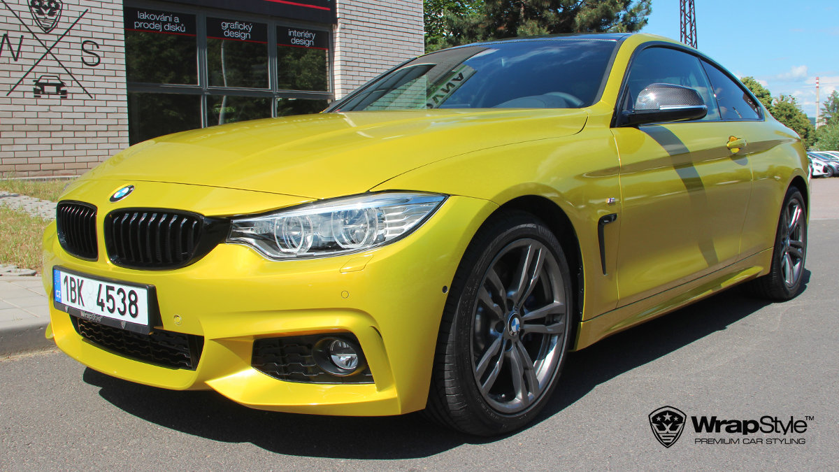BMW M3 - 3M Yellow Metallic wrap - cover