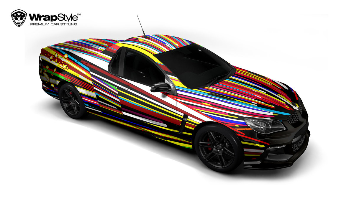 HSV Maloo - Colorful Stripes design - cover