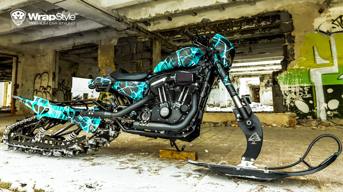 Harley-Davidson Dragsnow - Blue Design - cover